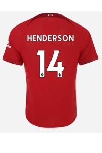 Liverpool Jordan Henderson #14 Voetbaltruitje Thuis tenue 2022-23 Korte Mouw